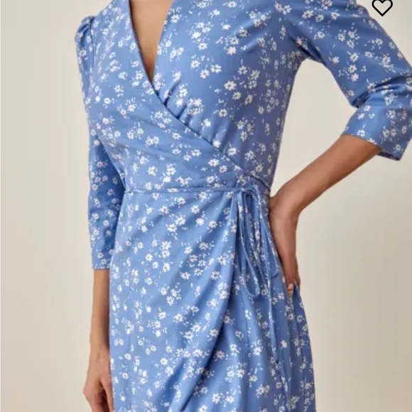 Reformation Blue Hilltop dress - Picture 5 of 9